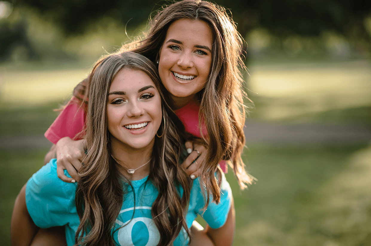 two teen orthodontic patients